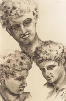 disegni, gessetti, pastelli, carboncino