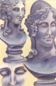 disegni, gessetti, pastelli, carboncino