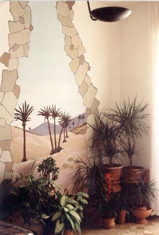 Trompe l'oeil, murales, quadri, decorazioni artistiche, disegni